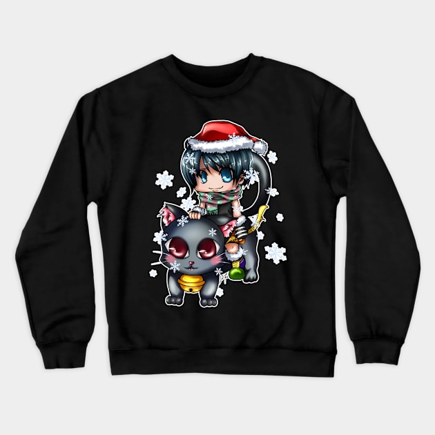 Isprikitik and Felix Crewneck Sweatshirt by LinYue